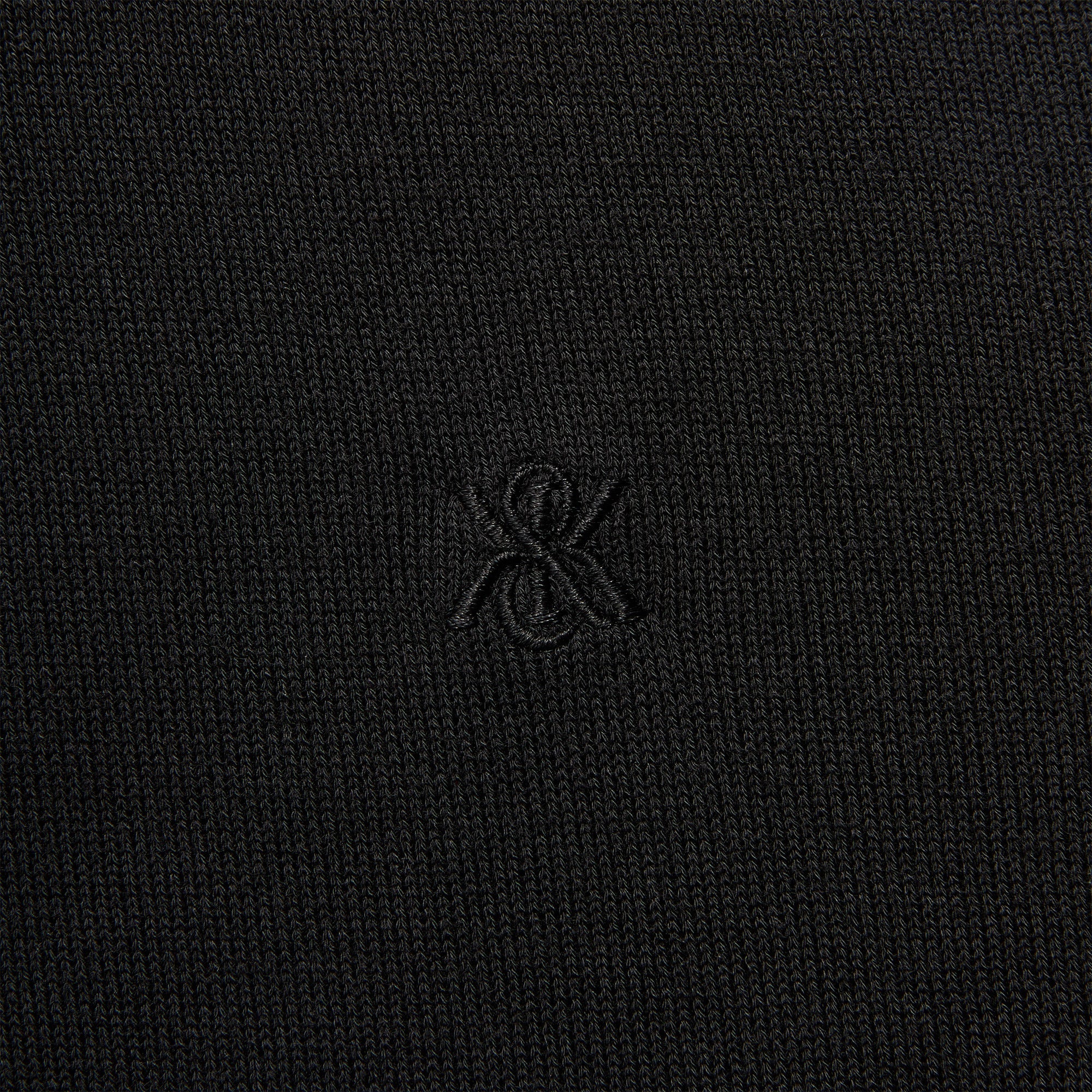 Kith Super Fine Viscose Knit Carrington Tee - Black
