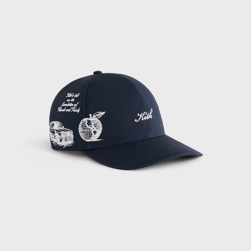 Kith Twill Printed Aaron Classic Cap - Nocturnal