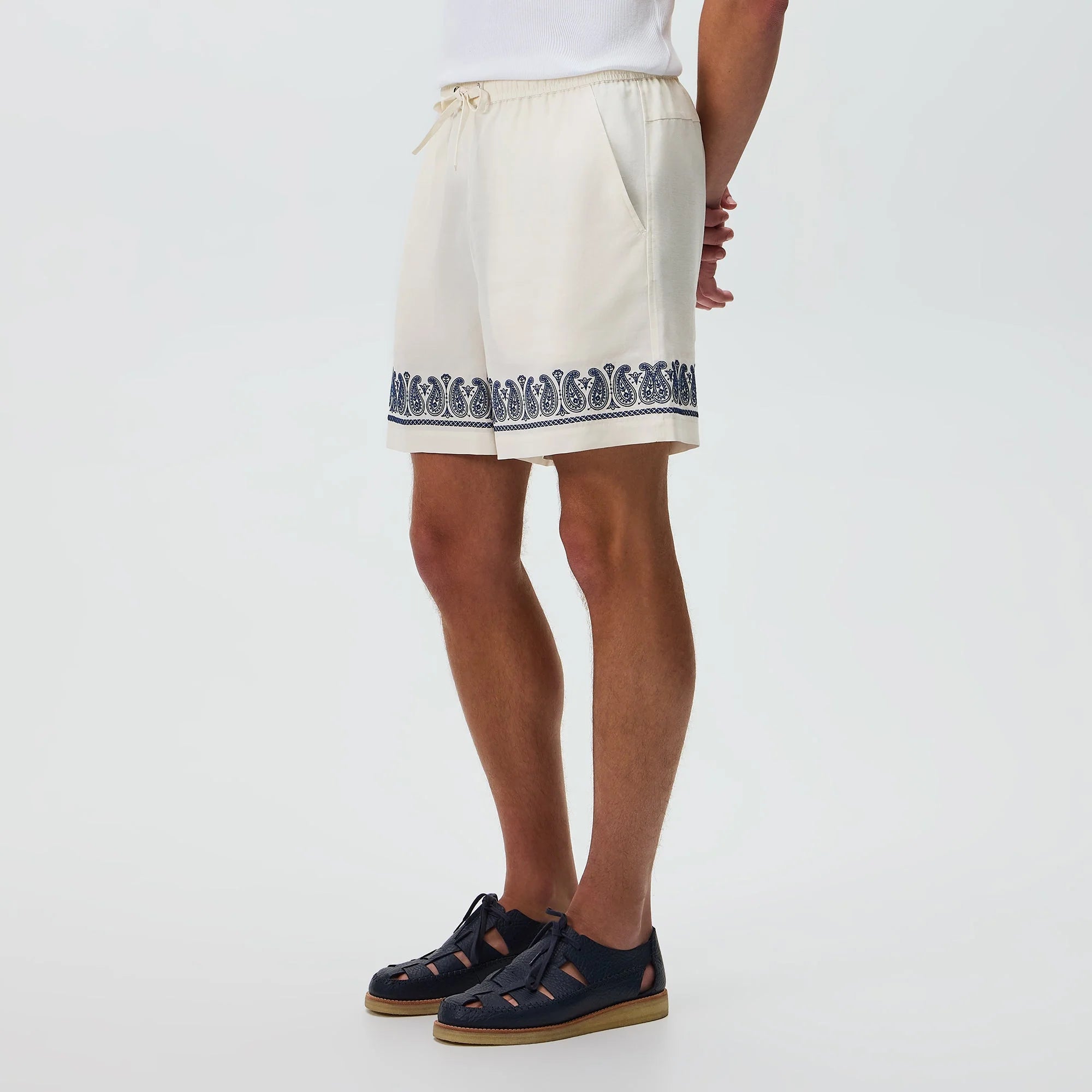 Kith Cupro Linen Cedar Short - Silk