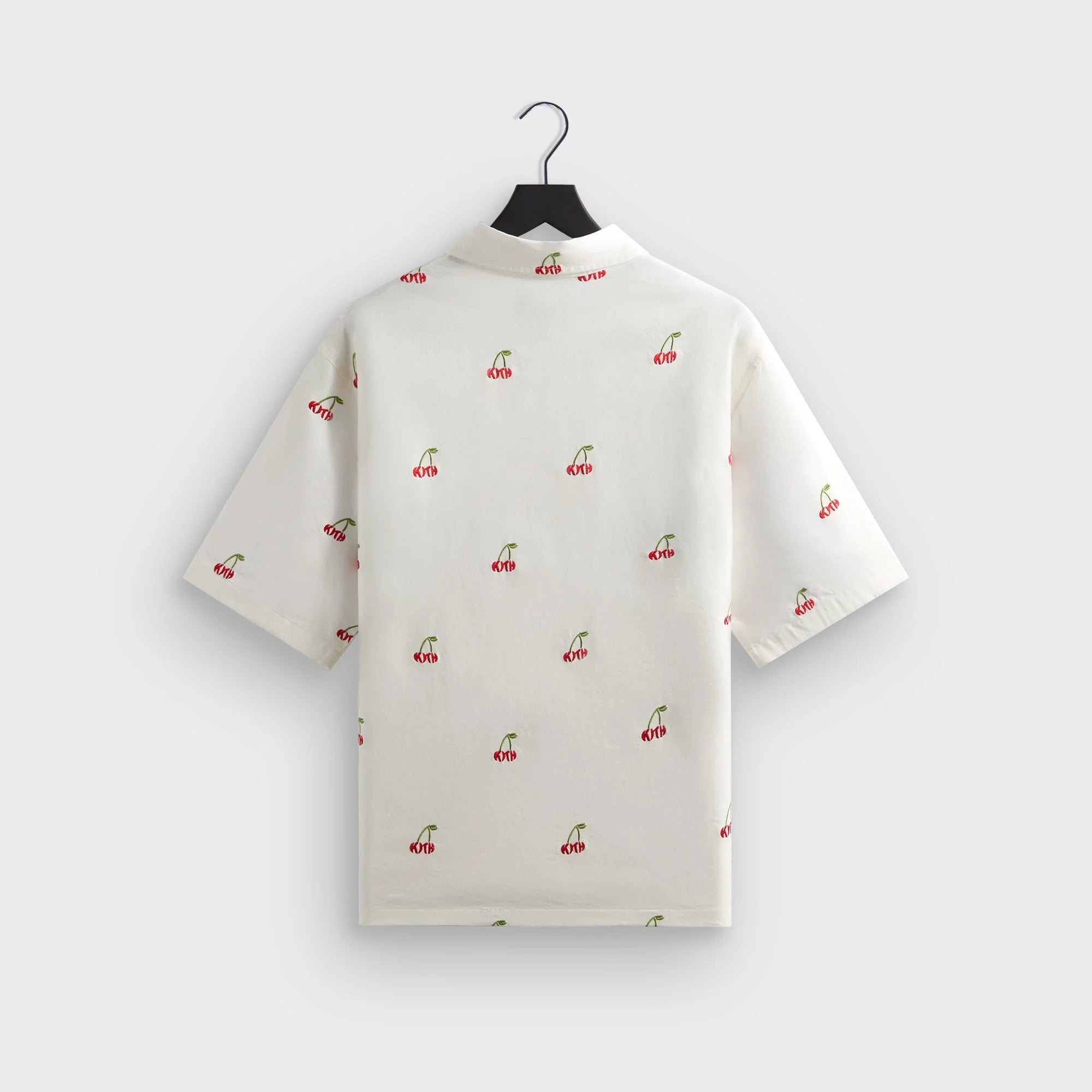 Kith Embroidered Cherry Oxford Cotton Harvey Shirt - Sandrift