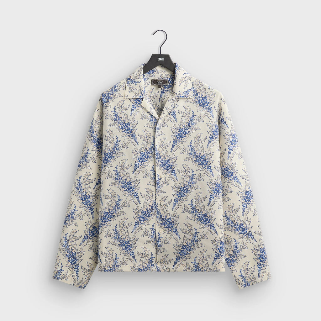 Kith Cupro Linen Long Sleeve Adonis Shirt - Cyclone