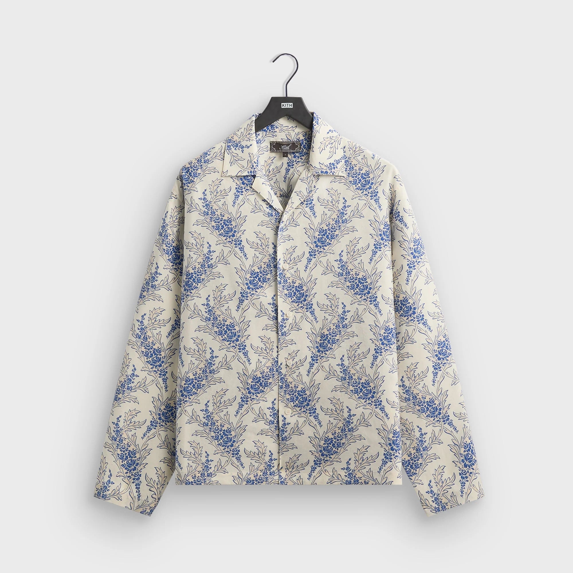 Kith Cupro Linen Long Sleeve Adonis Shirt - Cyclone