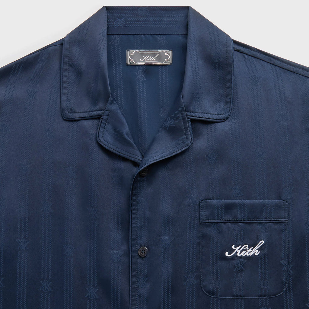 Kith Crest Monogram Pajama Set - Nocturnal