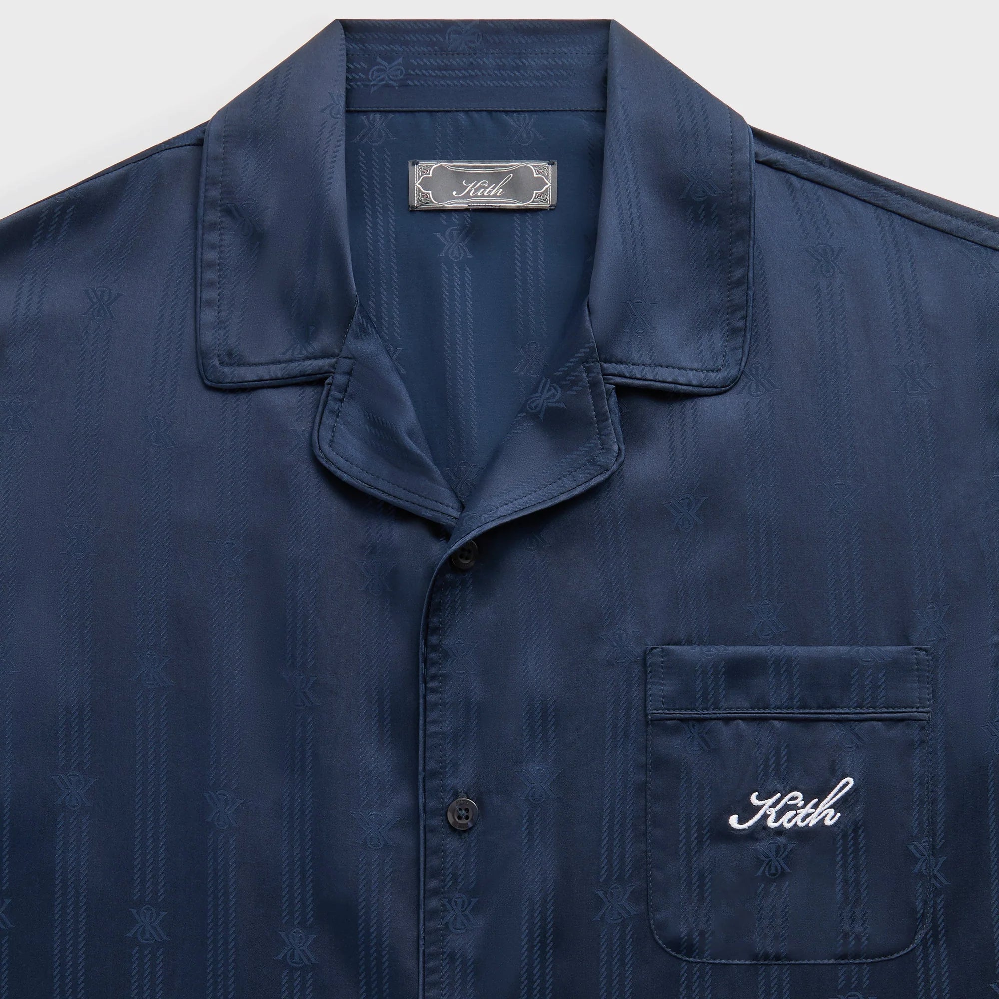 Kith Crest Monogram Pajama Set - Nocturnal
