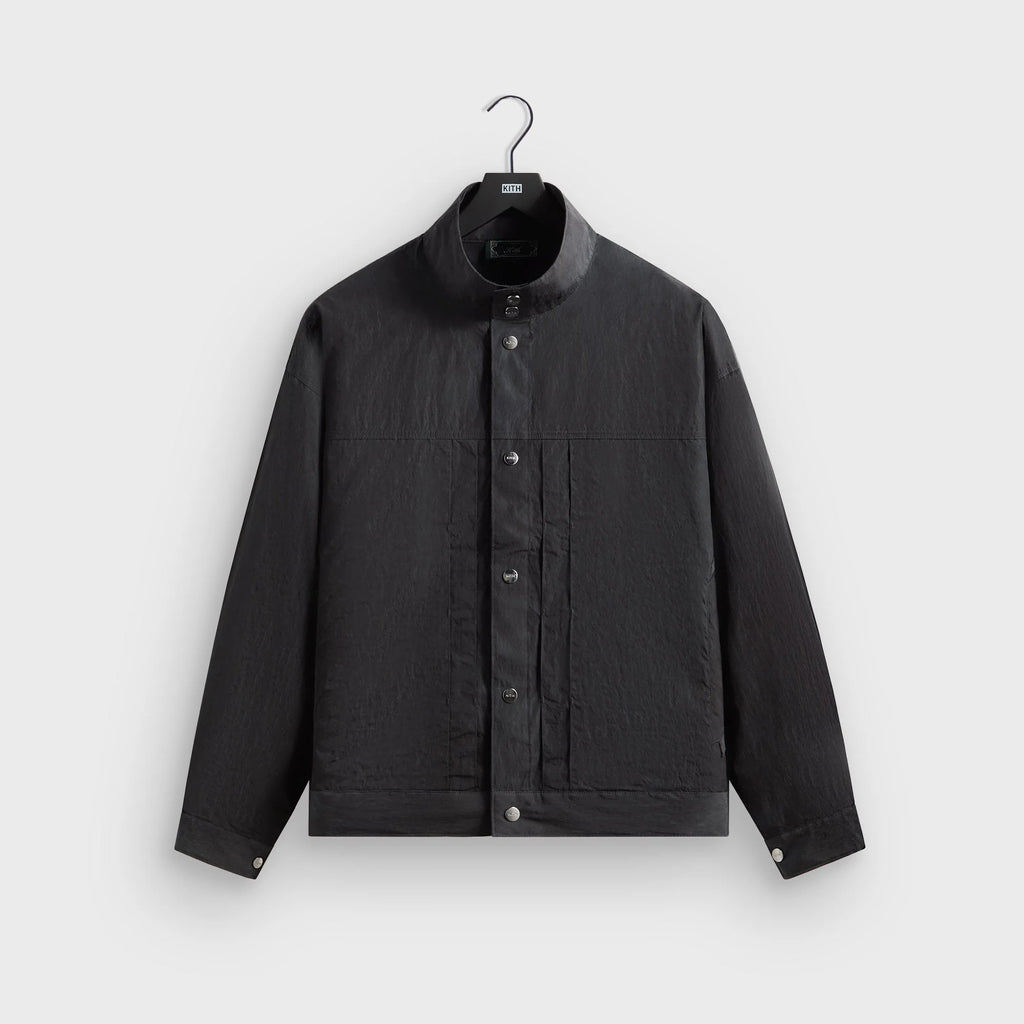 Kith Garment Dyed Wrinkle Nylon Alonzo Tech Jacket - Thunder