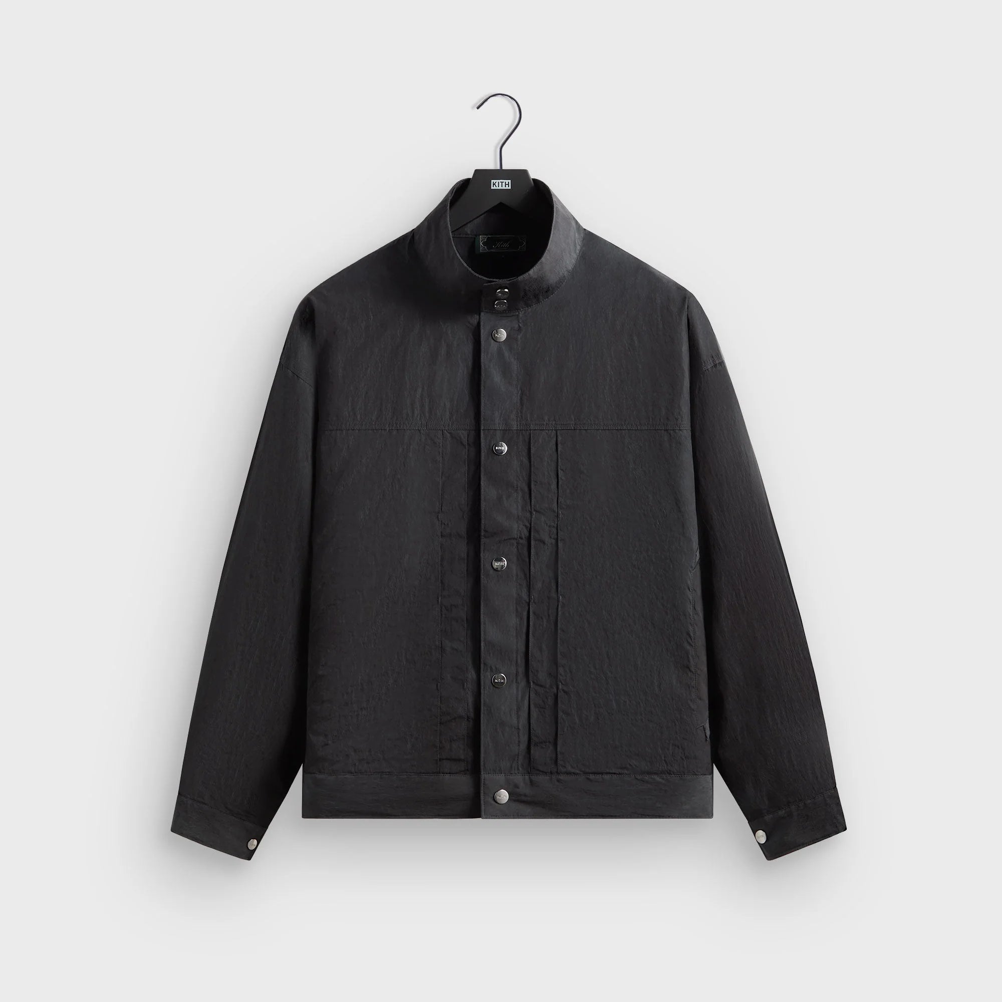 Kith Garment Dyed Wrinkle Nylon Alonzo Tech Jacket - Thunder
