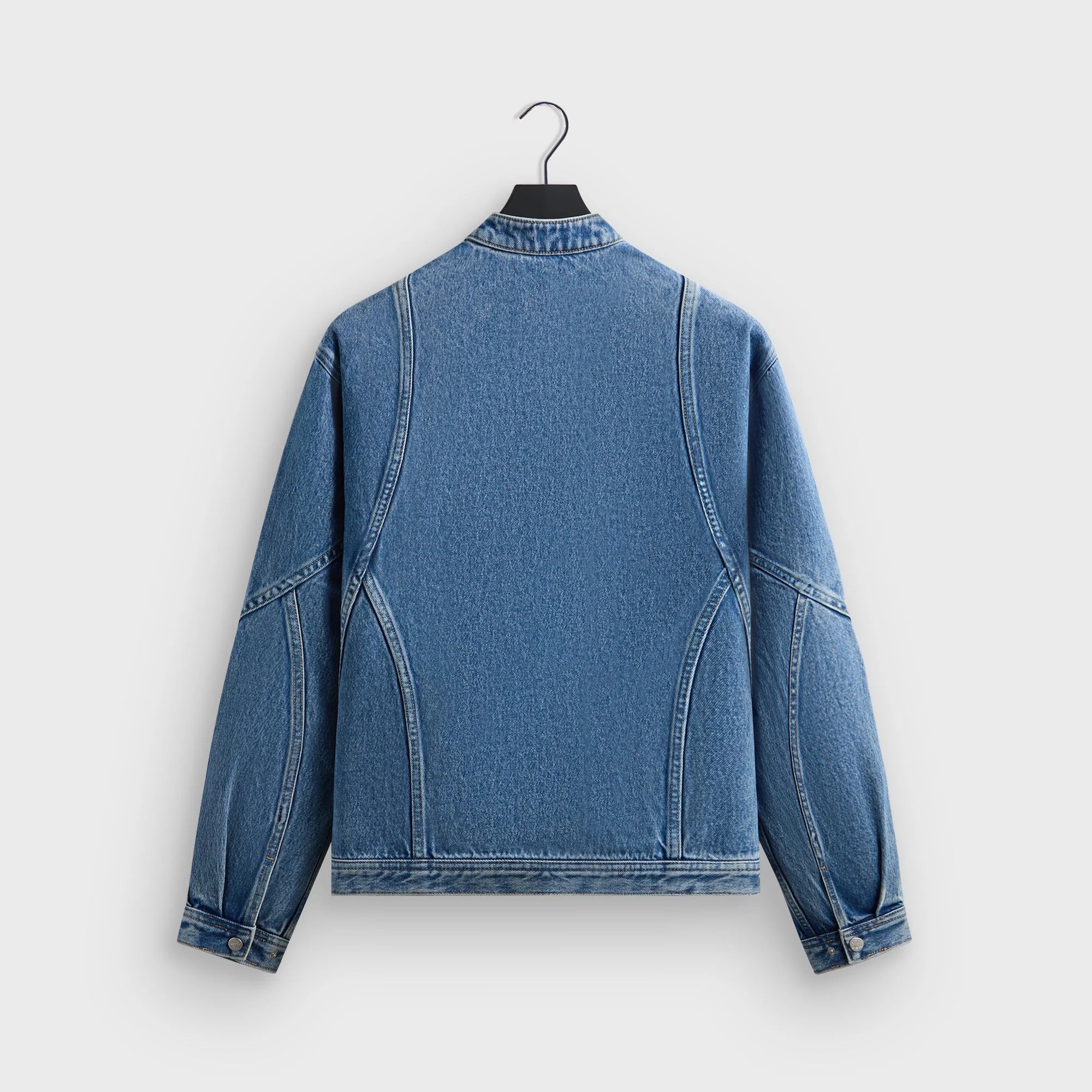 Kith Denim Adrien Moto Jacket - Mid Indigo