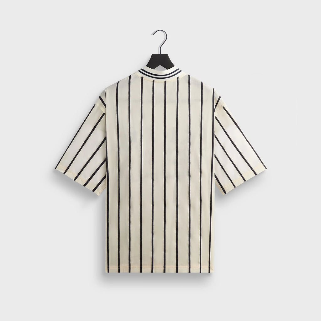 Kith Silk Linen Chenille Stripe Pacey Shirt - Sandrift