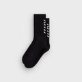 Kith Fast Logo Cotton Crew Socks - Black
