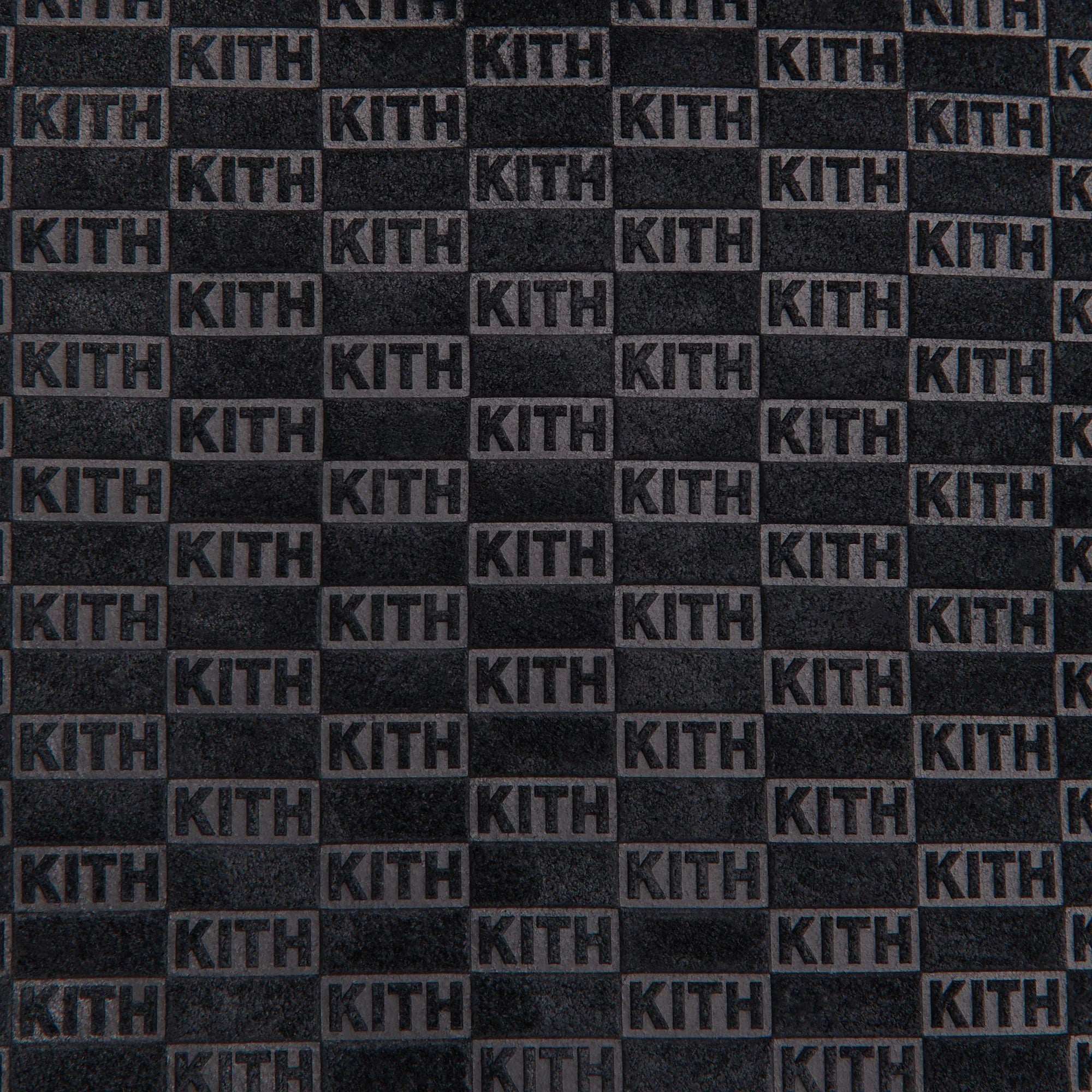 Kith Monogram Suede Traveler K55 Bag - Black