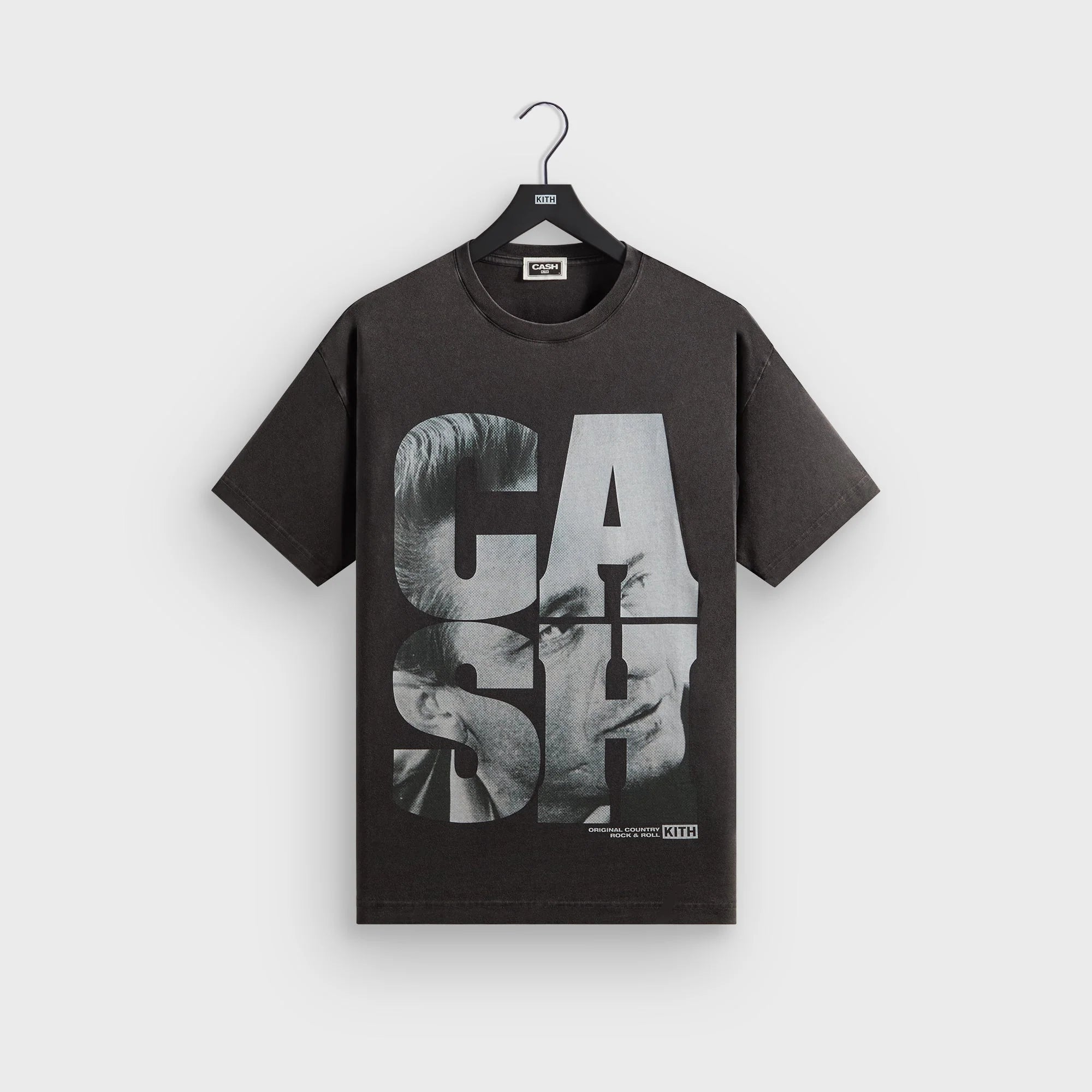 Kith Records for Johnny Cash Rock N Roll Vintage Tee - Black