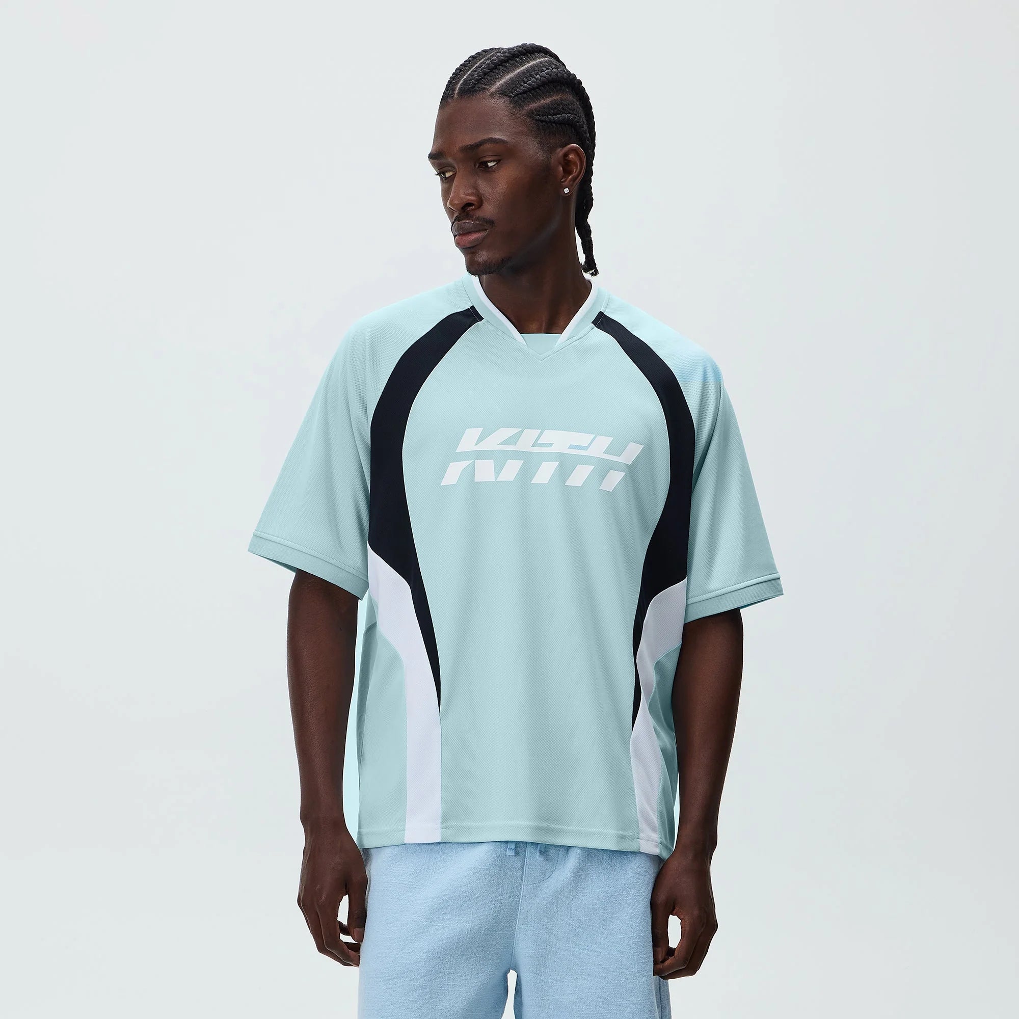 Kith Otto Mesh Chase Jersey - Crystal