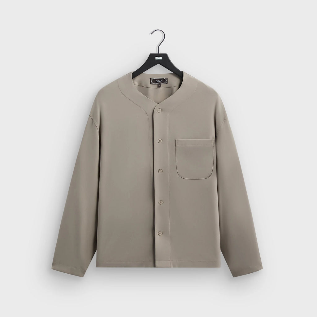 Kith Double Crepe Maddock Shirt - Astro