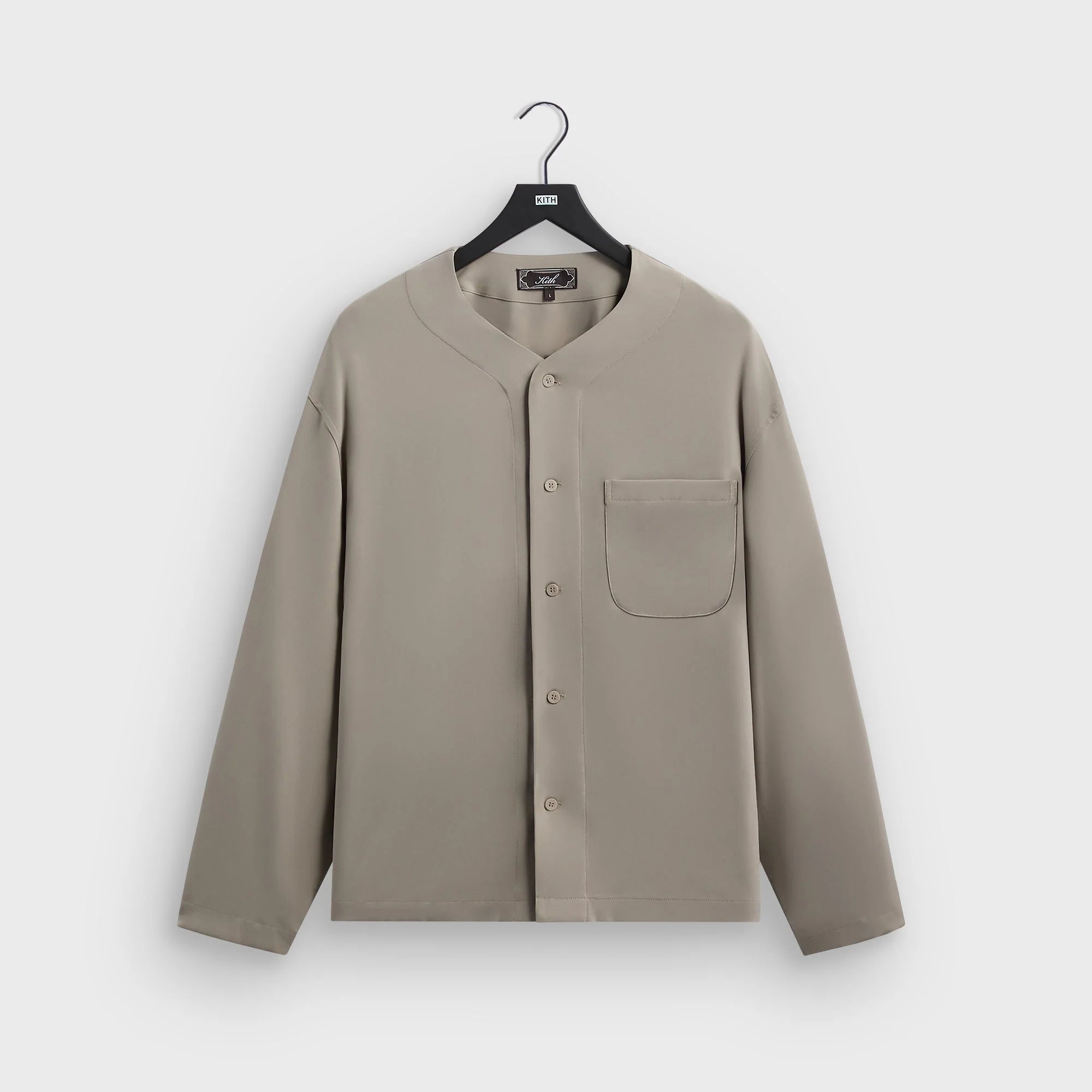 Kith Double Crepe Maddock Shirt - Astro