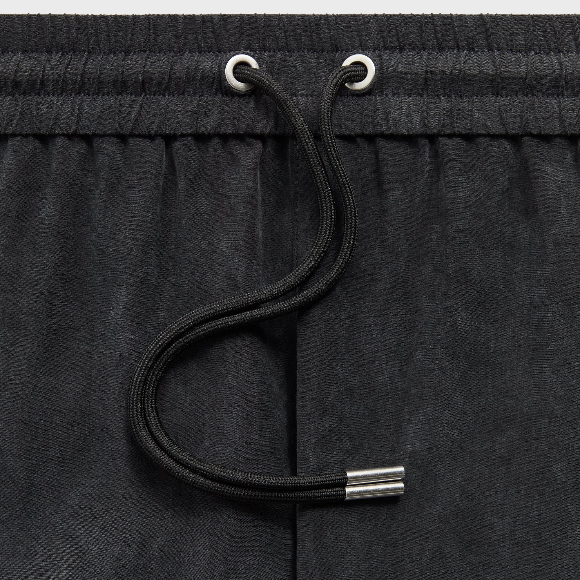 &Kin Cupro Linen Dylan Short - Black