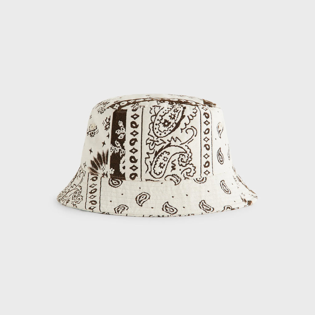 Kith Bandana Jacquard Dawson Bucket Hat - Coffee