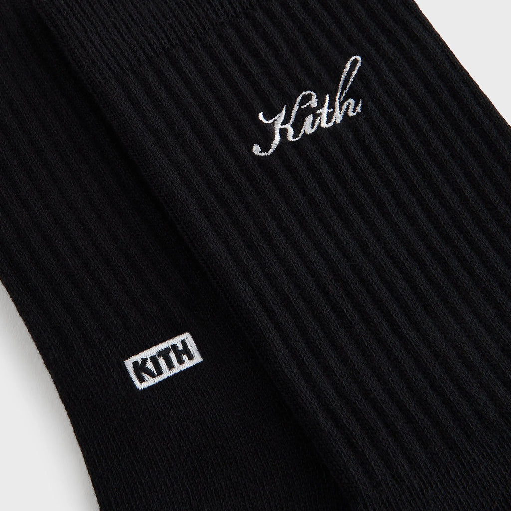 Kith 3-Pack Script Cotton Crew Socks - Multi