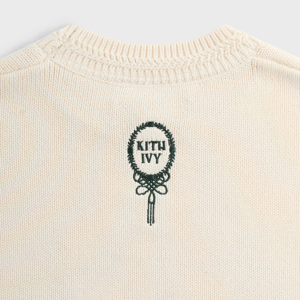 Kith Ivy Emblem Crewneck Sweater - Sandrift