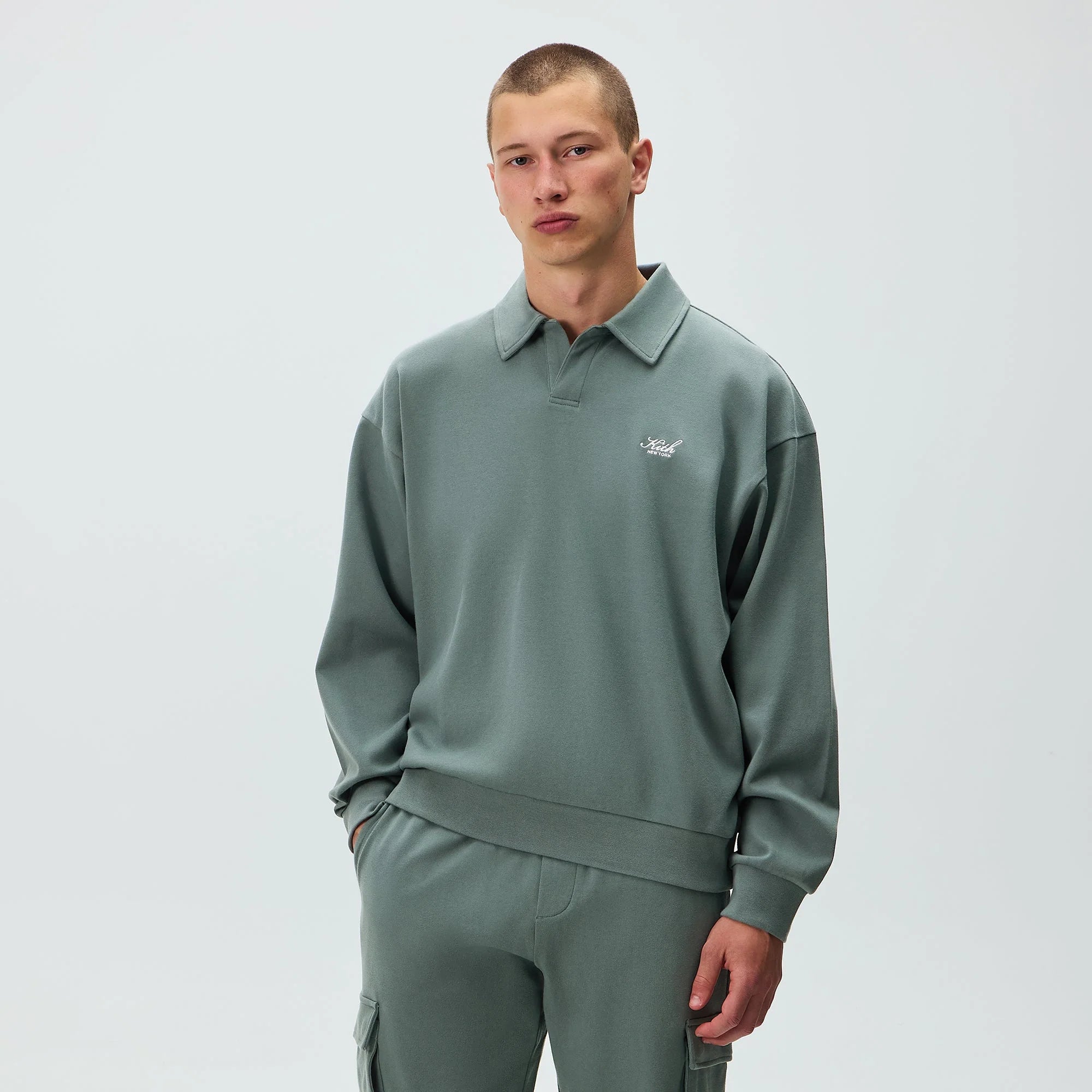 Kith Interlock Nelson Rugby Pullover - Court