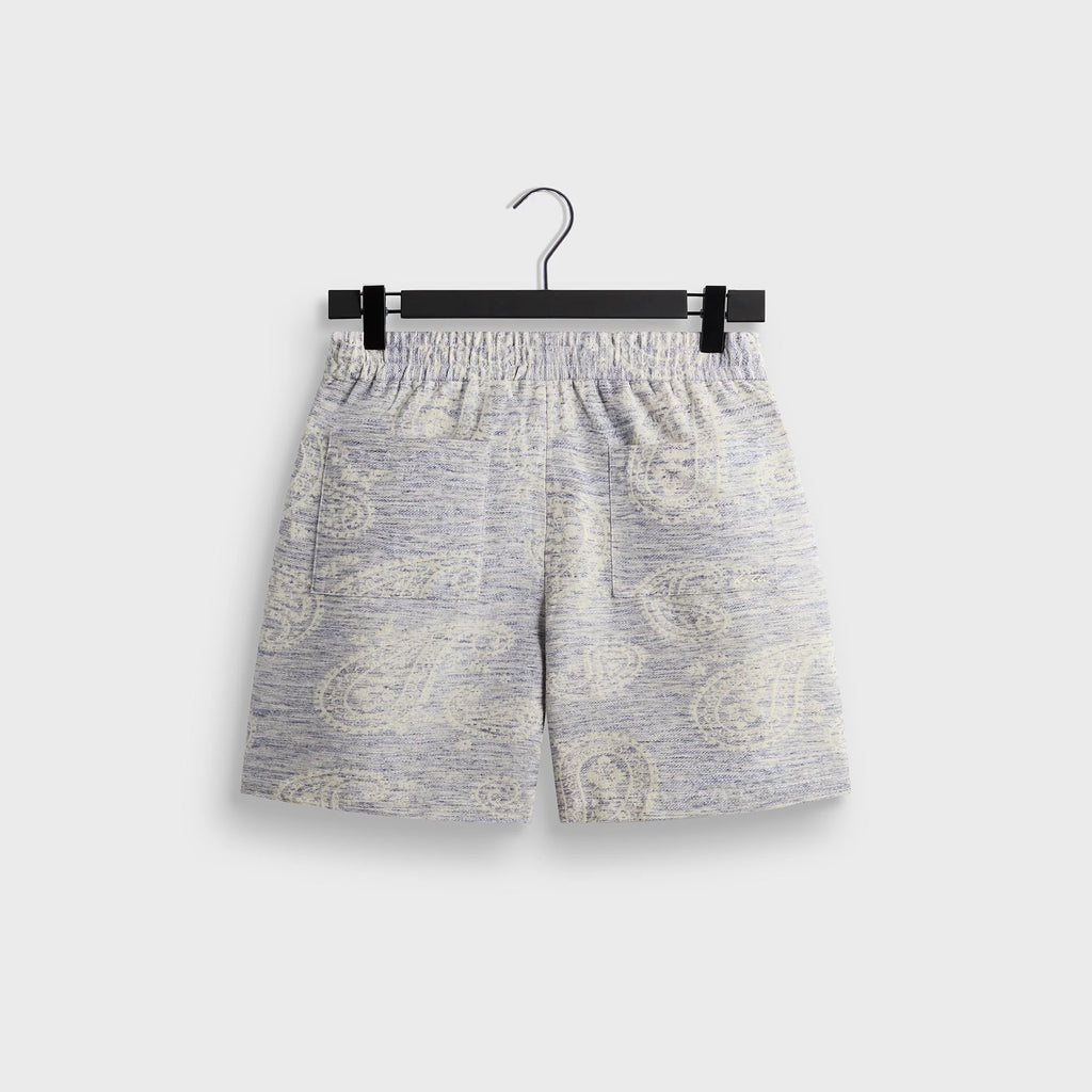 Kith Heathered Paisley Lewis Short - Light Indigo