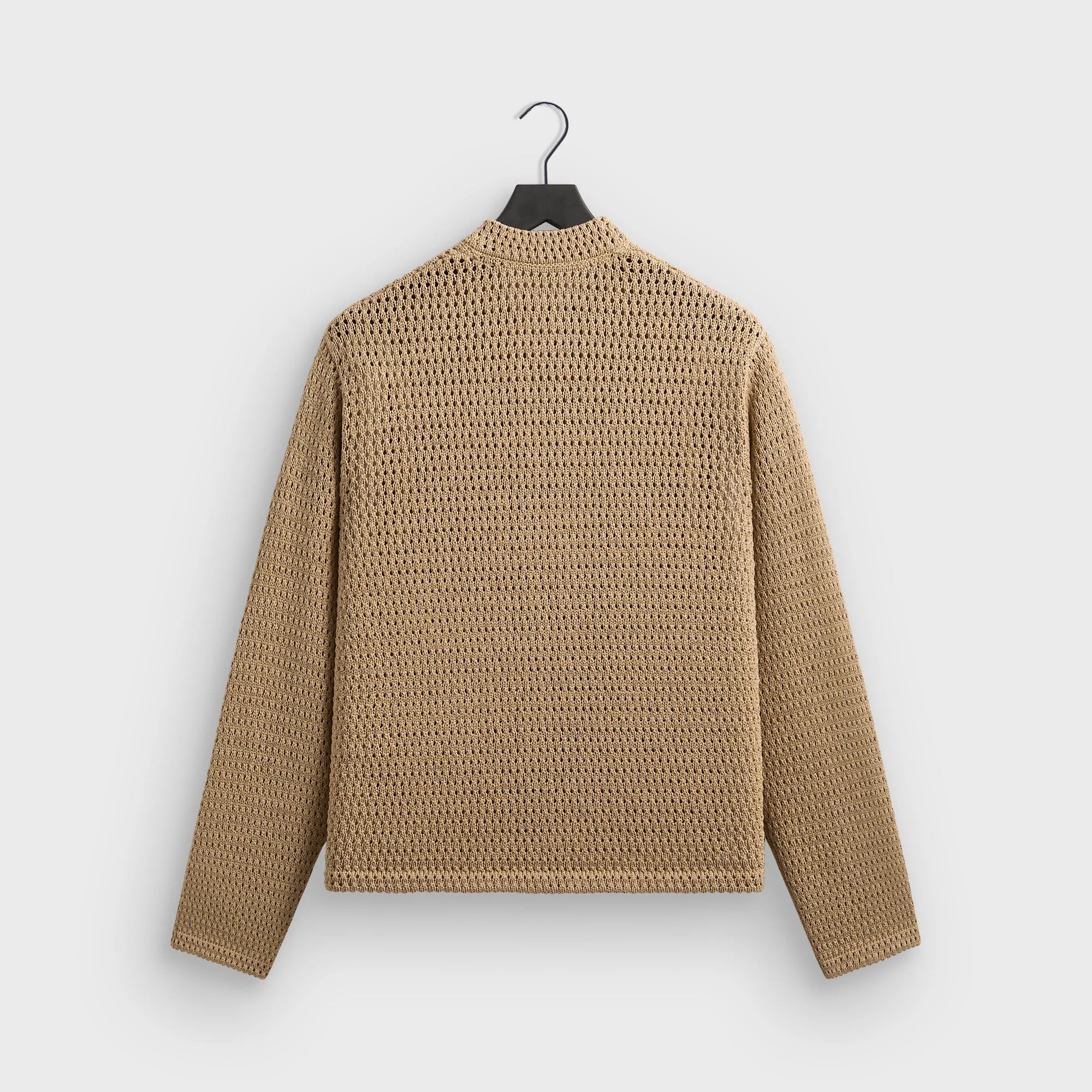 Kith Crochet Luke Zip Front Sweater - Durum