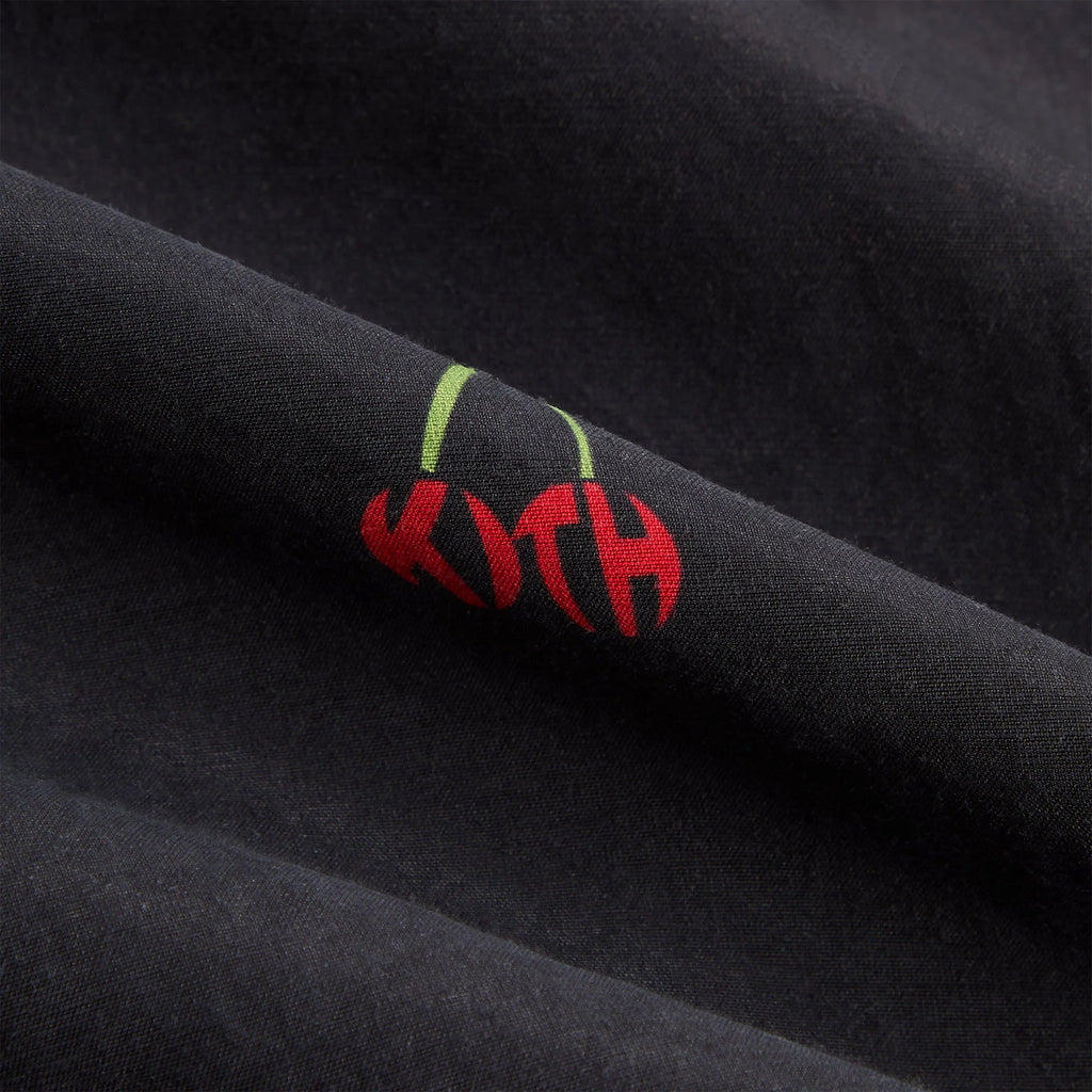 Kith Printed Cherry Cupro Linen Beckham Buttondown - Black