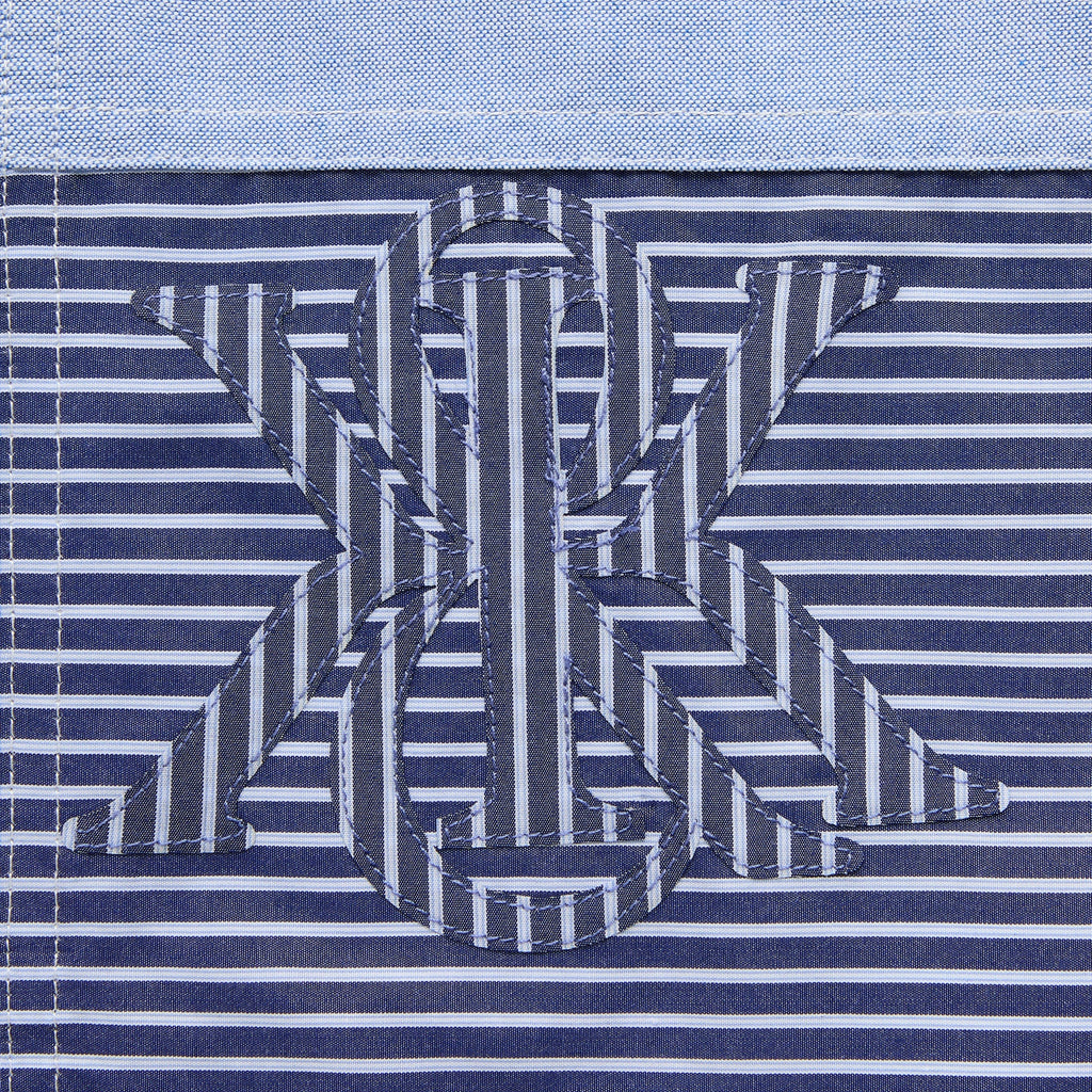 Kith Poplin Stripe Henson Shirt - Darkshore