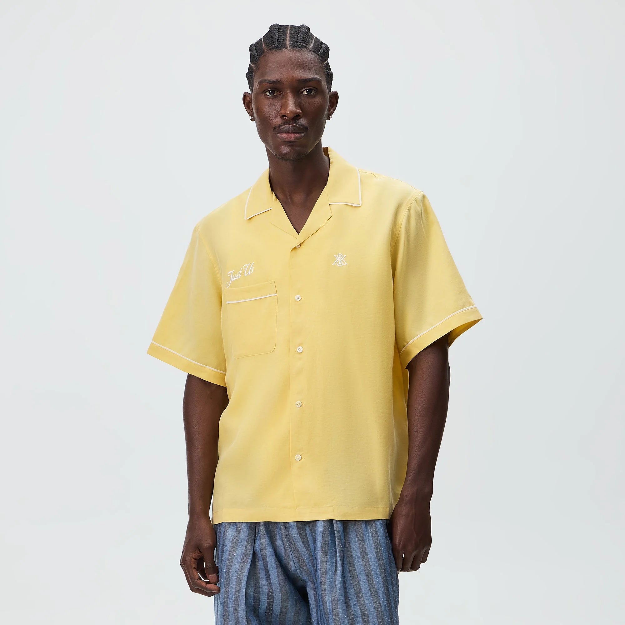 Kith Cupro Linen Vinnie Shirt - Beacon