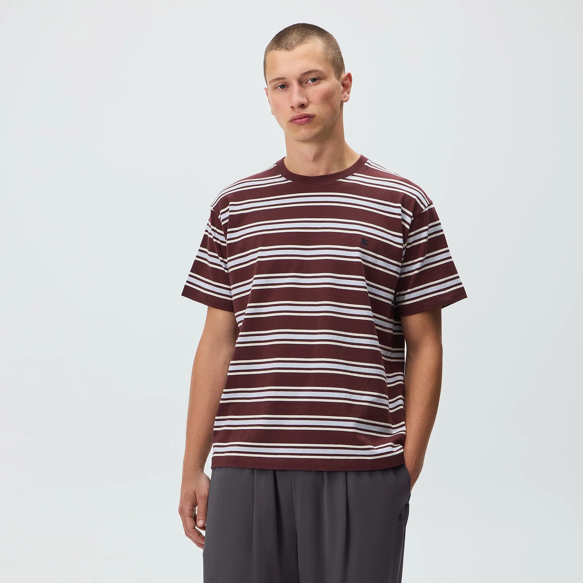 Kith Stripe LAX Tee 2.0 - Magma