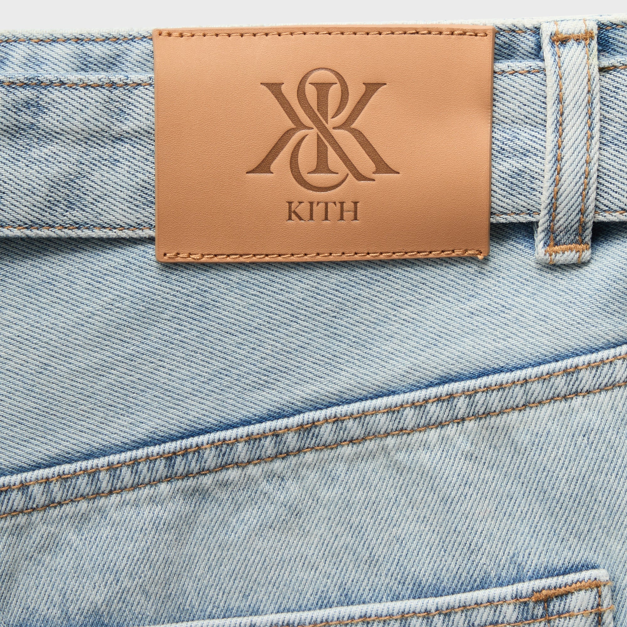 Kith Belted Jaime Denim Pant - Light Indigo
