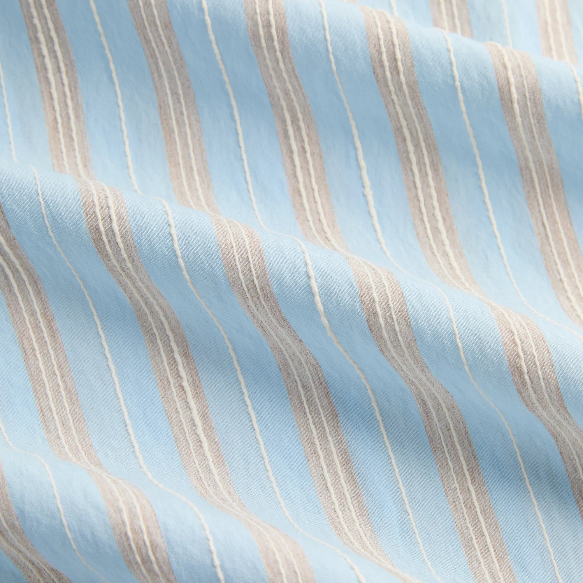 Kith Barre Stripe Long Sleeve Gianni Shirt - Serene