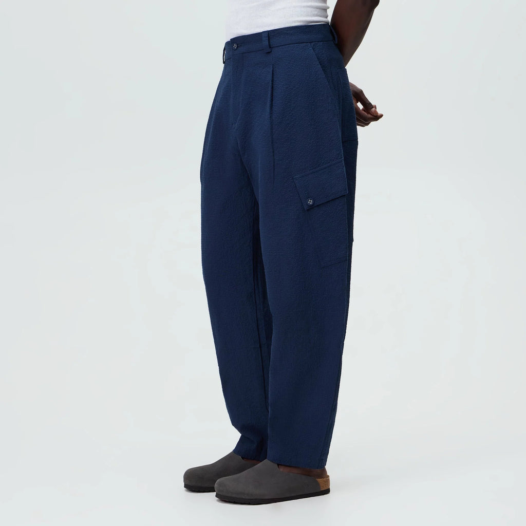 &Kin Seersucker Gibbs Pant - Ripple