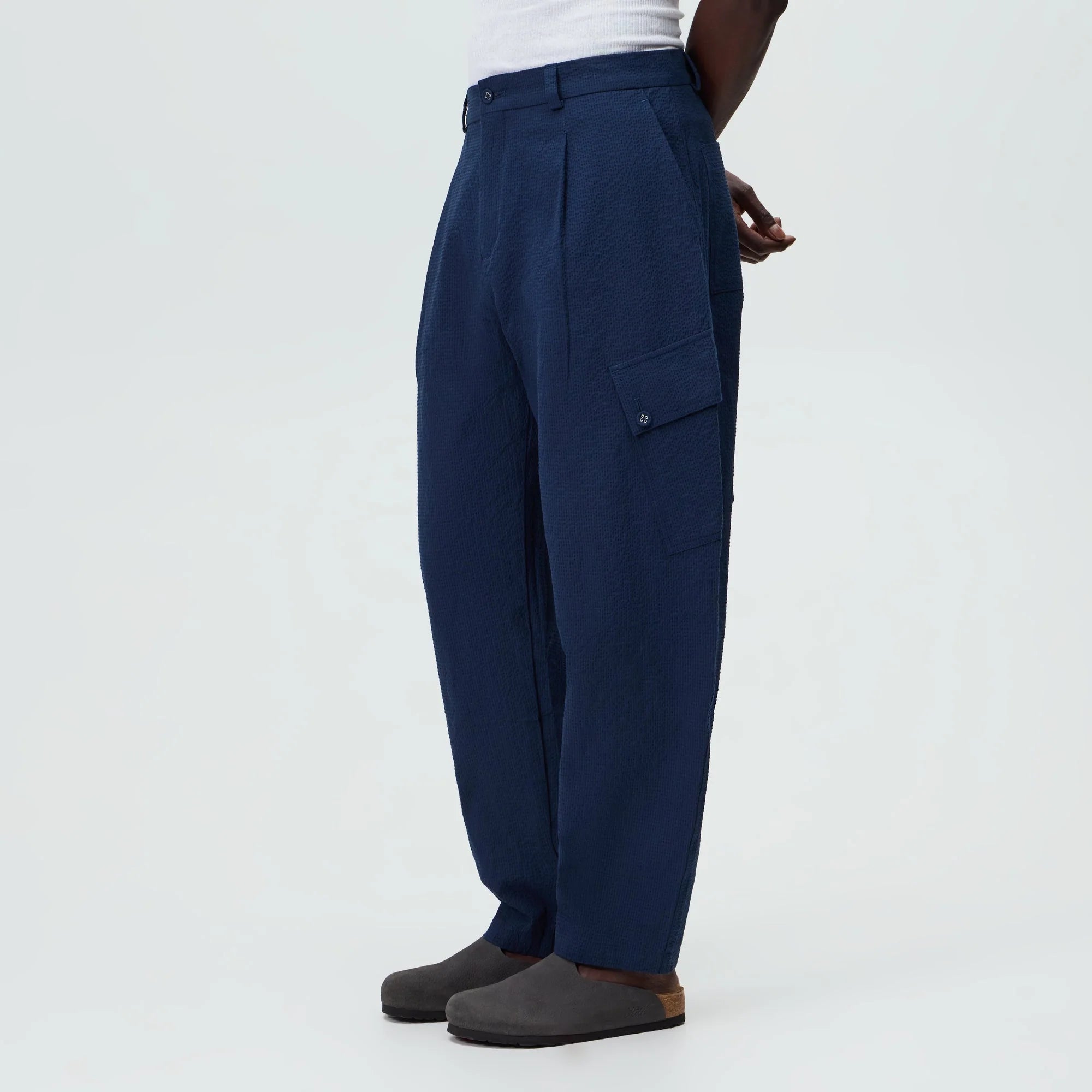 &Kin Seersucker Gibbs Pant - Ripple