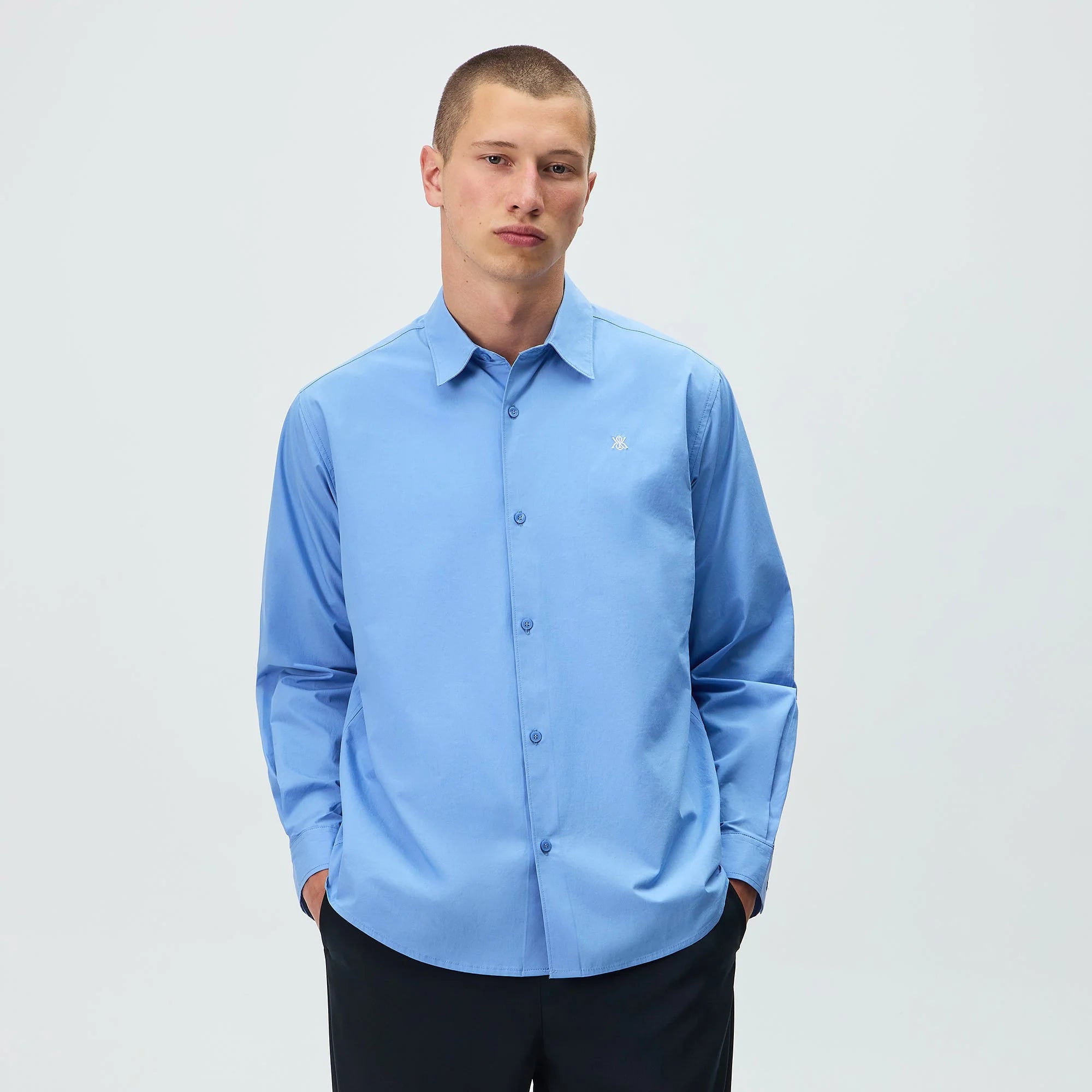 Kith Poplin Georgie Shirt - Millstream