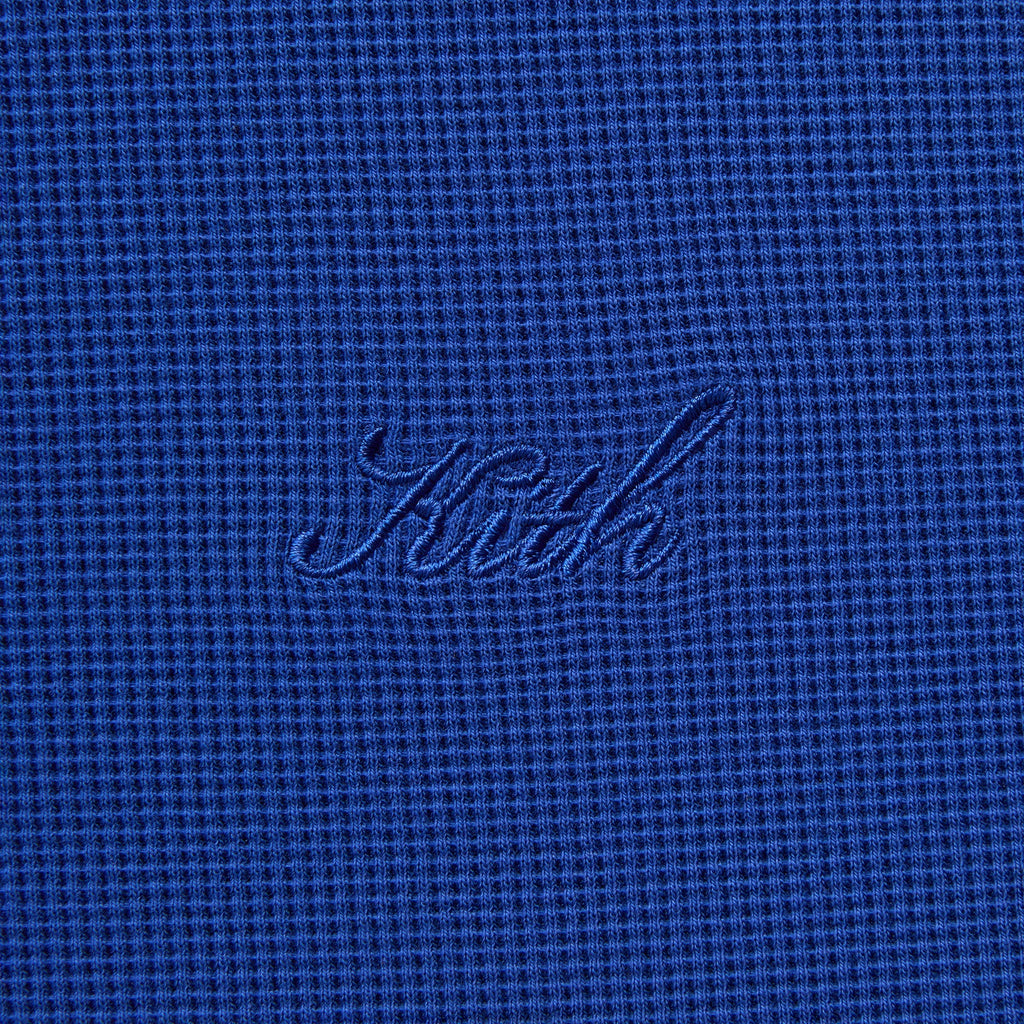 Kith Micro Waffle Long Sleeve Colby Pullover - Current