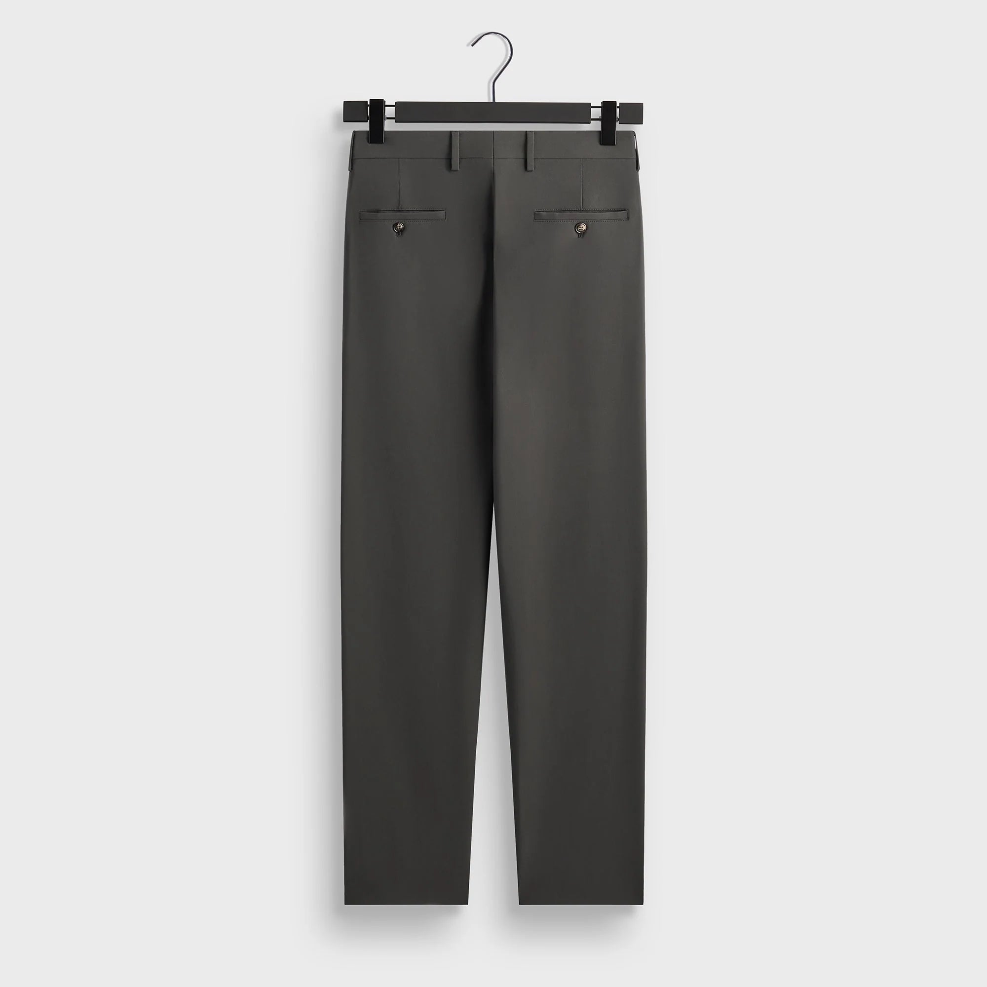 Giorgio Armani & Kith &Kin Milano Crepe Flat Front Trouser - Dark Ash