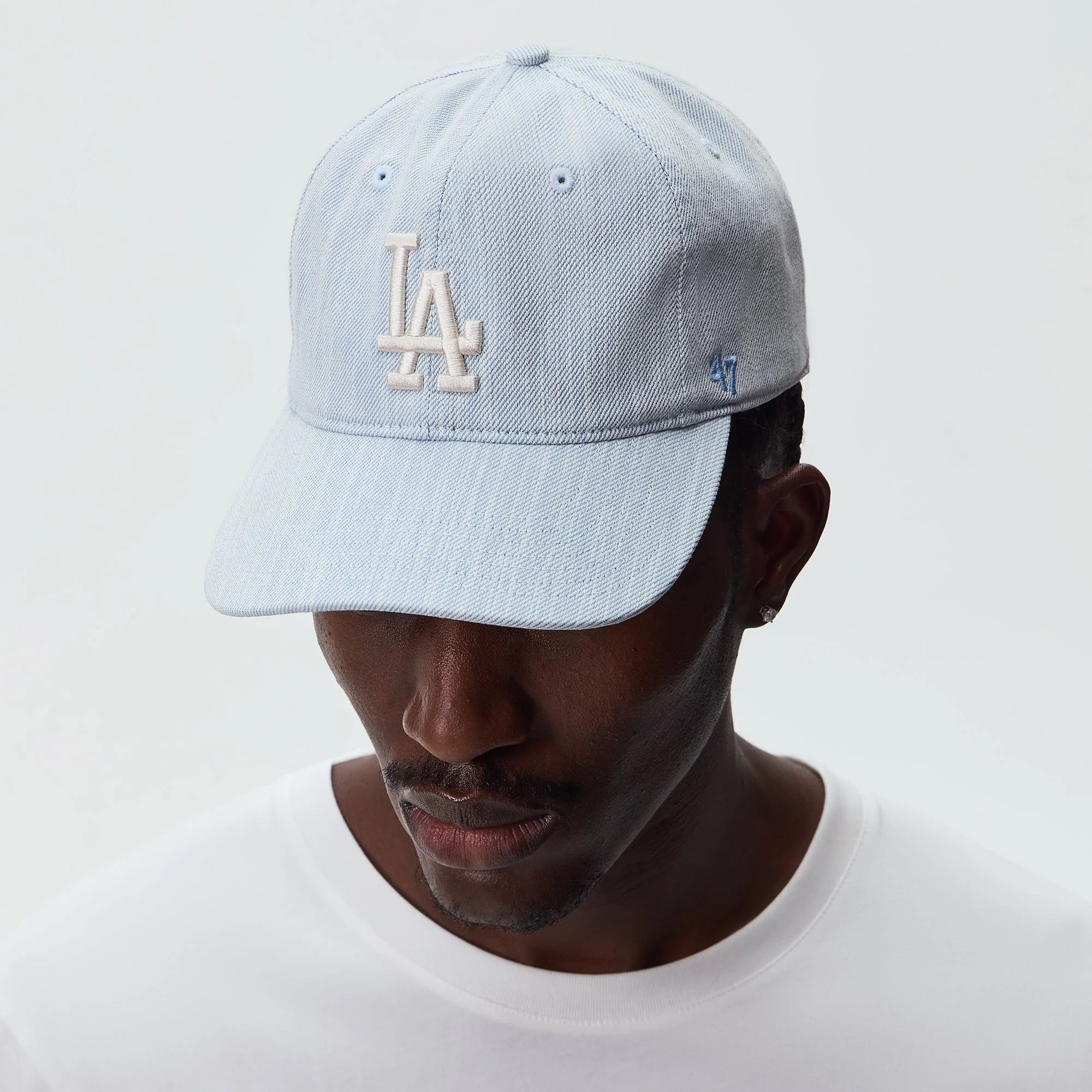 Kith & '47 for the Los Angeles Dodgers Denim Franchise LS Cap - Dream Indigo
