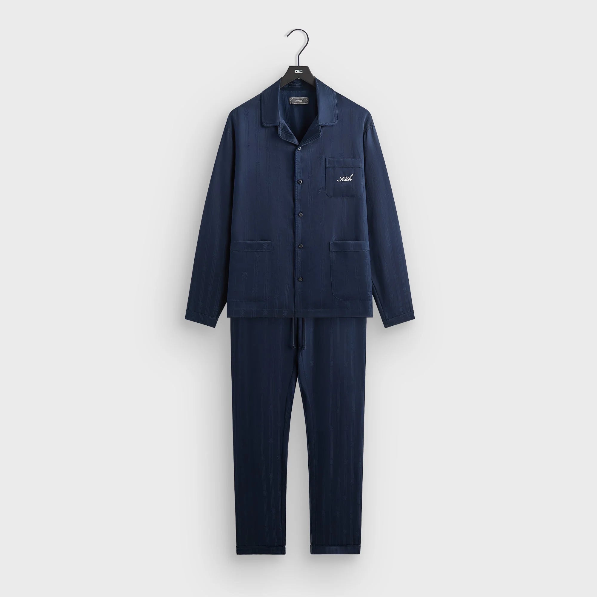 Kith Crest Monogram Pajama Set - Nocturnal